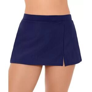 Swim Solutions Women's Swim Skirt, Navy, Size 8 0364